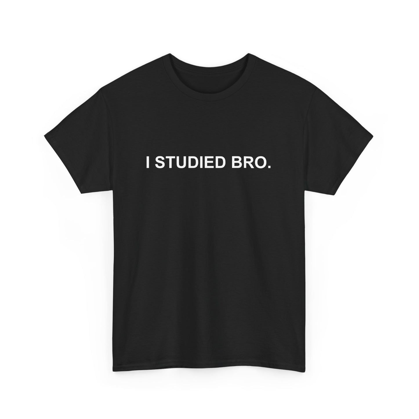 I Studied Bro Heavyweight Tee